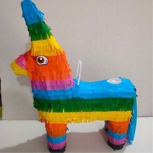 Piñata <span class=keywords><strong>licorne</strong></span> arc-en-ciel 3D, décoration de fête d'anniversaire amusante pour enfants - Product Image 1