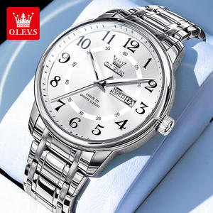 Reloj con Logotipo OEM 2891, Reloj Inteligente de Cuarzo de Lujo de Acero Inoxidable, Moderno, con Calendario, Clásico, Empresarial, Resistente al Agua para Hombre - Product Image 1