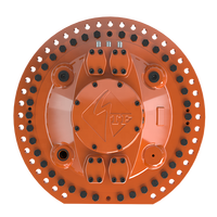 Motor Hidráulico de Pistones Radiales HB560 15100-70457ml/r 315 bar, Motor Hidráulico Pequeño con Velocidad Máxima de 13-106 r/min y Peso de 200 kg