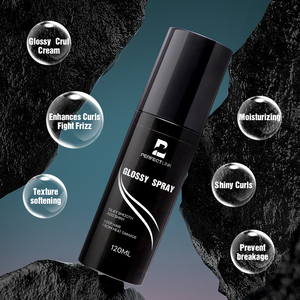 Spray capillaire en <span class=keywords><strong>gel</strong></span> léger à tenue forte, biologique, végétalien, à marque privée, parfum pour cheveux bouclés et unisexe - Product Image 3