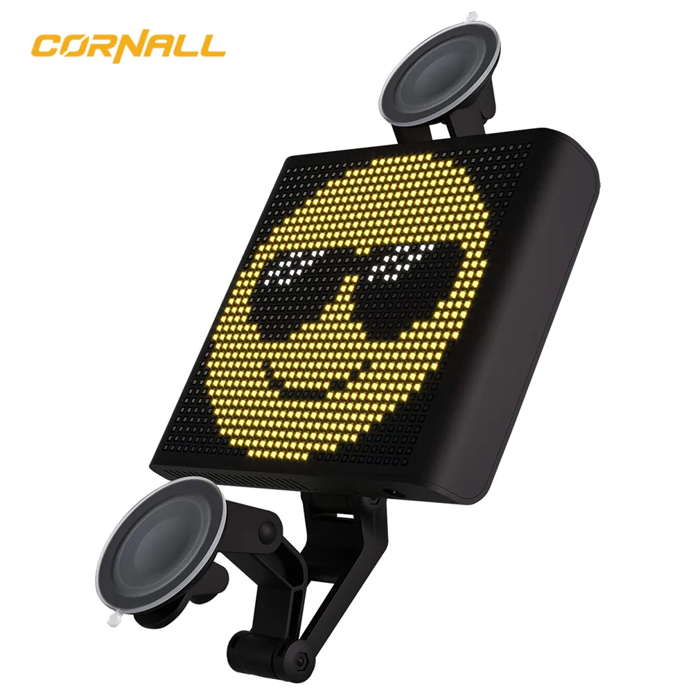 64x64 32x32 Pixel LED emoji Car Led Display Pantalla de publicidad Pantalla de mensaje Smartphone App Control Pantalla LED