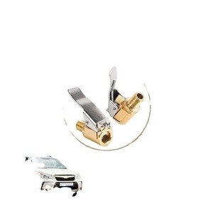 Brass Tire Inflator <b>Clamps</b> With <b>Quick</b> Connect Valve For Compact Car Motorcycle Fast Inflate British Thread Copper Material - Product Image 5
