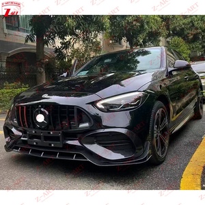 Z-ART W206 คาร์บอนไฟเบอร์ ฟรอนท์ลิป + ช่องลมหน้า + สปอยเลอร์หน้า สำหรับรถเบนซ์ C-Class รุ่นใหม่ทั้งหมด ชุดแต่งคาร์บอนไฟเบอร์ Aerokit สำหรับ C-Class - Product Image 3