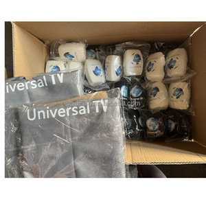 Pare-brise en mousse de micro de chaîne de télévision universelle de Somalie avec gilet de journaliste de presse imprimé avec logo de chaîne imprimé en <span class=keywords><strong>soie</strong></span> - Product Image 5