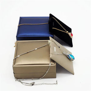 Ring Necklace Jewelry Box PU Leather Custom Gift Luxury Jewelry Packaging Ring Earring Pendant Bangle Whole set Storage - Product Image 6