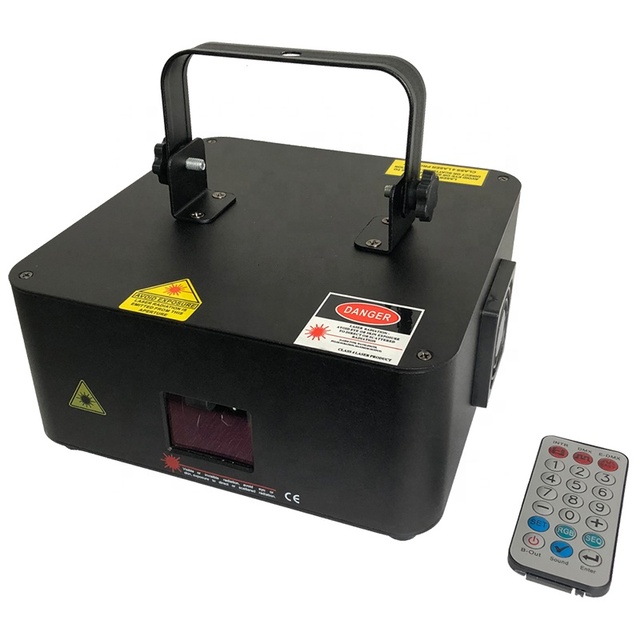 Disco Dmx 1W RGB Mini Laser with Remote Controller for Dj Show Party Time