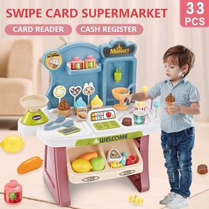 Juego <span class=keywords><strong>de</strong></span> Juguetes <span class=keywords><strong>de</strong></span> Plástico para Niños KSF Education, Juego <span class=keywords><strong>de</strong></span> Imitación <span class=keywords><strong>de</strong></span> Supermercado con <span class=keywords><strong>Caja</strong></span> <span class=keywords><strong>Registradora</strong></span> con Sonido - Product Image 2