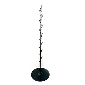 12 Station Hanging Merchandise Strips with <b>Hooks</b> 31 Inch Metal Display <b>Clip</b> Strips for Retail Display with Label Header - Product Image 6