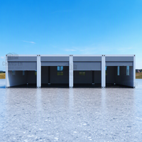 JHCE – Conception de porte à enroulement pour entrepôt préfabriqué modulaire en acier, abri de stationnement pare-soleil, unité de stockage résistante aux UV