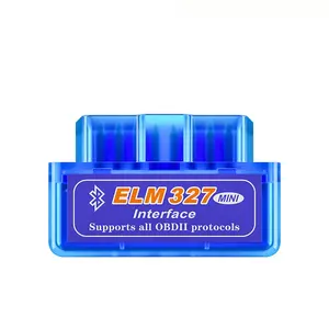 车载诊断2迷你Elm327车载诊断2 V2.1自动扫描仪Obdii 2车载榆树327测试仪安卓视窗IOS电脑诊断工具