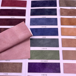 1.2MM doux lisse couleur unie Vegan daim PU Faux cuir synthétique rouleaux tissu pour bricolage sacs à main portefeuilles artisanat - Product Image 6