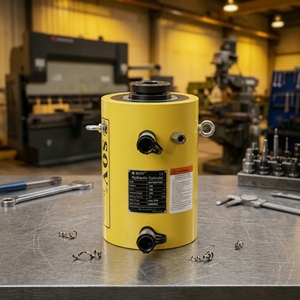 Cylindre hydraulique Enerpac HCR-1506 neuf, robuste, 150T, à double action avec résistance au surcharge latérale, pour une utilisation de 8 à 10 ans - Product Image 2
