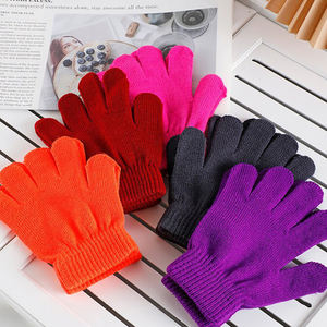 Gants magiques chauds pour enfants, 26 couleurs, gants en tricot extensibles d'hiver pour adolescents, garçons et filles - Product Image 5