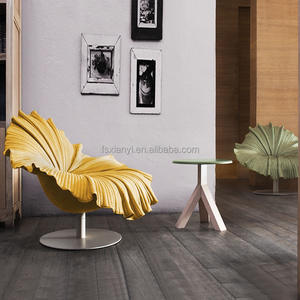 Villa rote Blume Form Samt Stoff Lounge Stuhl Designer Ei Stühle für Wohnzimmer Sofa Set - Product Image 5