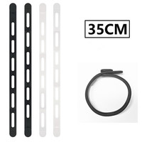 Attaches-câbles en silicone YDS, organisateur de câbles pour la gestion des câbles, organisateur de câbles réutilisable, accessoires électroniques