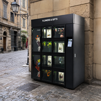 Kiosco Inteligente de Venta Minorista para Flores y Regalos, con Gestión IoT, Comercial, Interactivo, de Alta Gama, Disponible las 24 Horas