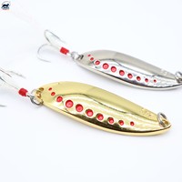 Leurre de pêche Dragon Li 25g 20g 15g 10g 7g 5g, cuillères métalliques avec hameçon triple à plume, spinners à lame métallique, leurre cuillère sangsue