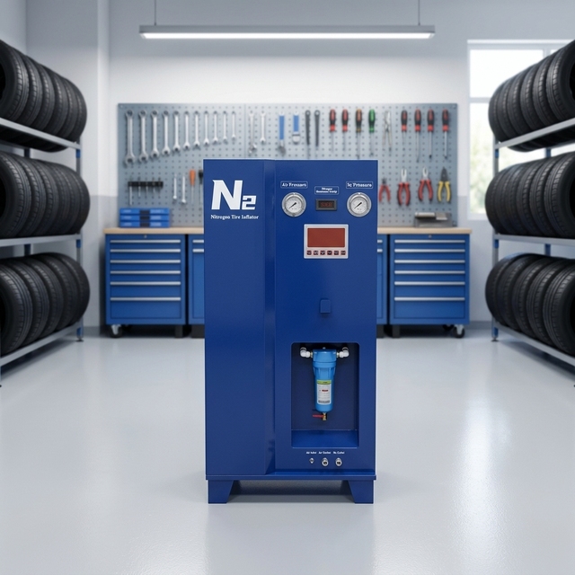 Fully Automatic Nitrogen Generator & Tyre Inflator for All Vehicles