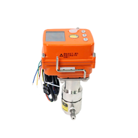 Mini vanne à boisseau sphérique électrique en acier inoxydable 24V DC avec indicateur de position à affichage numérique