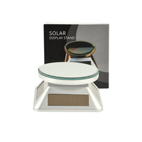 Présentoir Solaire Rotatif en Gros à 360 Degrés, Présentoir Rotatif à Double Alimentation (Batterie et Solaire)
