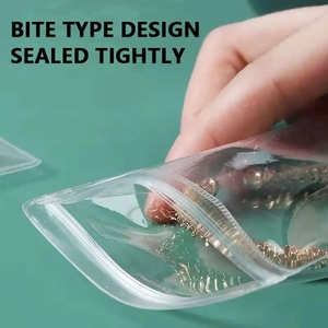 <span class=keywords><strong>2026</strong></span> Neue Dicke Transparente Reißverschluss-Ohrringbeutel PVC Ziplock Schmuckaufbewahrungstasche Transparenter Armband-Organizer mit Versiegeltem Reißverschluss - Product Image 6