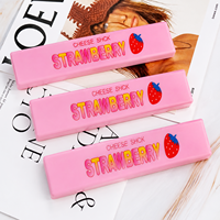 Vente en gros de jouets anti-stress en PU en forme de bâton de beurre rose de grande taille, à remontée lente, pour cadeaux