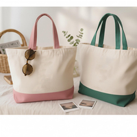 Sac fourre-tout en toile en gros, personnalisable avec logo, réutilisable, grande capacité, en coton, pour le shopping, les courses, les voyages, l'extérieur et le quotidien