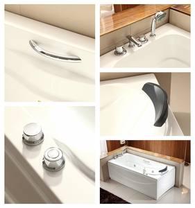 Bañera de hidromasaje para interiores, bañera de hidromasaje cuadrada pequeña, venta al por mayor - Product Image 2