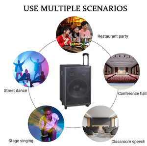 Party Speakers With <b>Wireless</b> <b>Microphone</b> Speaker Audio System Sound Vintage Portable Amplifier Player Audio <b>Wireless</b> Ampl - Product Image 3
