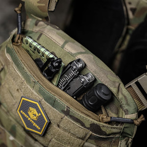 Mersongear gancio e anello doppio combattimento con <span class=keywords><strong>cerniera</strong></span> inserto accessori tattici coperchio con <span class=keywords><strong>cerniera</strong></span> per AVS CPC JPC gilet LAVC - Product Image 5