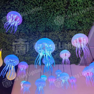 Lampe méduse pour la décoration paysagère des parcs, lumière décorative extérieure IP65, crée une ambiance de rêve dans le jardin et un décor pittoresque. - Product Image 6