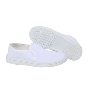 نعل صلب متوسط ثابت من مادة البولي فينيل كلورايد غير مسامية ، سطح قماشي غير مسامي ، أبيض أزرق نظيف ، مصنوع من البولي فينيل كلوريد لغرف الأبحاث - Product Image 2