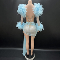 Robe de soirée vintage scintillante Novance Y3436-O, vêtements de créateurs de luxe pour femmes, robe sexy pour boîte de nuit, robe de cocktail avec manches