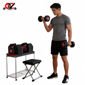 CZFIT Best Seller Haltères réglables de haute qualité, dernier modèle, garantie de qualité, universels pour tous les scénarios et tous les publics. - Product Image 1
