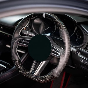 Funda de Volante Personalizada con Diamantes, Fibra de Carbono Forjada y Alcántara para <span class=keywords><strong>Mazda</strong></span> CX5 - Product Image 5