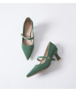 CARVELAR Talla grande Transpirable Tacón Delgado Tacones altos Gamuza Color sólido Correa recta Asistente de vuelo Mujer Singles - Product Image 4