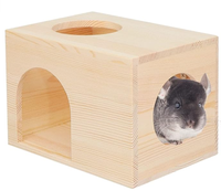 Jouet d'angle en bois de haute qualité, écologique et à prix compétitif pour hamsters, chinchillas, écureuils, et sugar gliders – Fonction DIY