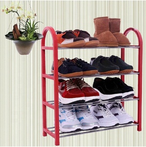 Tubo di ferro colorato <span class=keywords><strong>plastik</strong></span> scarpiere scaffali appendiabiti fh-sra00284 scarpiera fai da te - Product Image 4