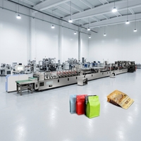 Machine de fabrication de sacs à 8 soudures latérales pour la Chine, prix abordable, pour sachets de thé, café, snacks et aliments en aluminium avec fermeture éclair déchirable