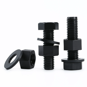 DIN933 DIN931 Nylon PVC Tornillo de rosca completa <span class=keywords><strong>Perno</strong></span> de cabeza hexagonal Precio de fábrica pernos de plastico - Product Image 4