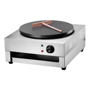 Crêpière électrique commerciale en acier inoxydable 220V/110V, machine à crêpes, prix compétitif, fabricant de crêpes et de gaufres - Product Image 1