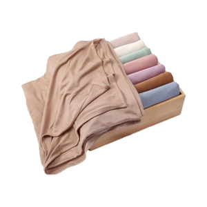 コットンヘッドスカーフ,長めの祈りショール竹ジャージーモーダルヒジャーブ - Product Image 3