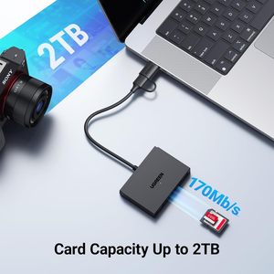 UGREEN 4 in 1 Pembaca Kartu <span class=keywords><strong>SD</strong></span> USB C & Adaptor OTG dengan Slot Kartu <span class=keywords><strong>SD</strong></span>, TF dan 2 Port USB 3.0 5Gbps untuk MacBook - Product Image 6