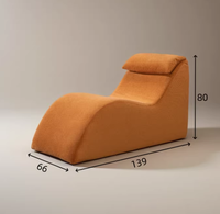 Canapé compressé design en forme de sifflet - Canapé modulaire artistique minimaliste nordique pour salon - Ensembles de salon
