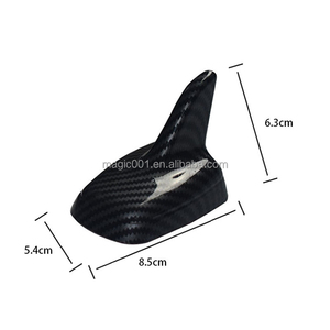 Accessoires d'extérieur de voiture <span class=keywords><strong>Aileron</strong></span> de requin Antenne universelle de voiture en fibre de carbone <span class=keywords><strong>Aileron</strong></span> de requin décoratif extérieur - Product Image 2