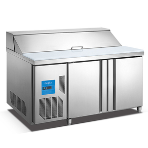 3 porte 1.8M controsoffitto insalata frigorifero cucina refrigerazione in stile asiatico pizzeria panca refrigerata per <span class=keywords><strong>Pizza</strong></span> - Product Image 3