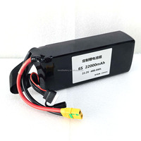 6S 22.2V 23.1V 10Ah 12Ah 16Ah 18Ah 20Ah 22Ah 10C Long Life Lipo Battery Pack High Discharge for FPV & Long Range Drone UAV