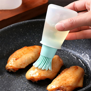 Factory Sales Good Price Silicone Flat-bottomed Barbecue Oil <b>Bottle</b> <b>Brush</b> BBQ <b>Brushes</b> - Product Image 3