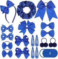 Ensemble d'accessoires pour cheveux pour filles style coréen, très demandé, avec bandeau en ruban gros-grain en tissu, pinces à cheveux et élastiques pour cheveux, pour les fêtes