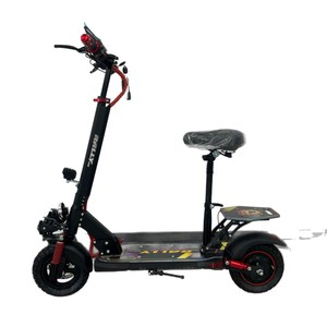 Scooter Plegable para Exteriores con Doble Amortiguación, Velocidad de 60 km/h para Adultos, Diseño Plegable Fácil de Guardar y Transportar - Product Image 5